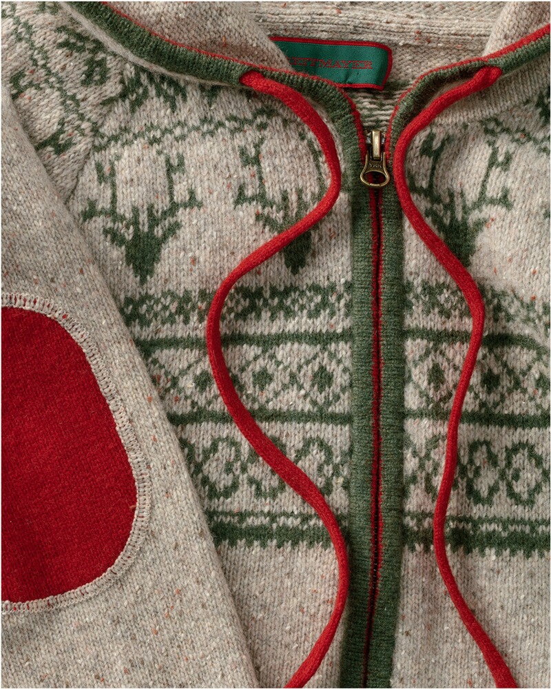 Cardigan zippé en jacquard, Reitmayer