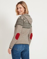 Cardigan zippé en jacquard, Reitmayer