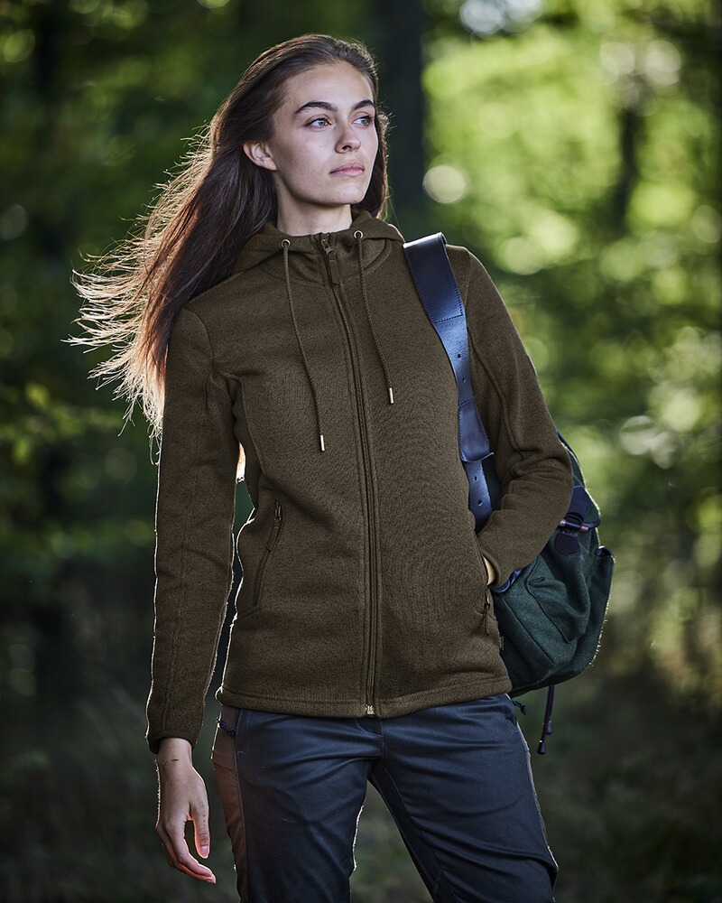 Damen Strickfleecejacke Visby, Parforce Essential