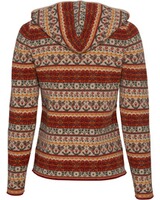 Cardigan à capuche en jacquard, Luis Steindl