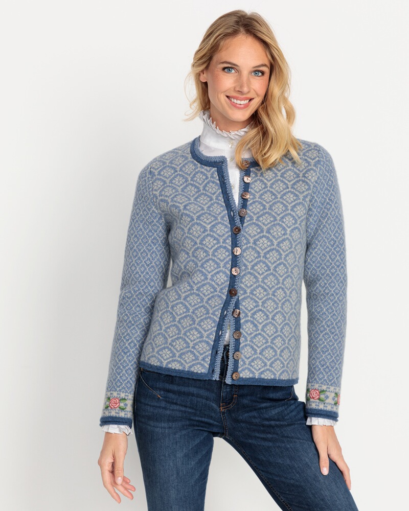 Jacquard-Strickjacke, REITMAYER