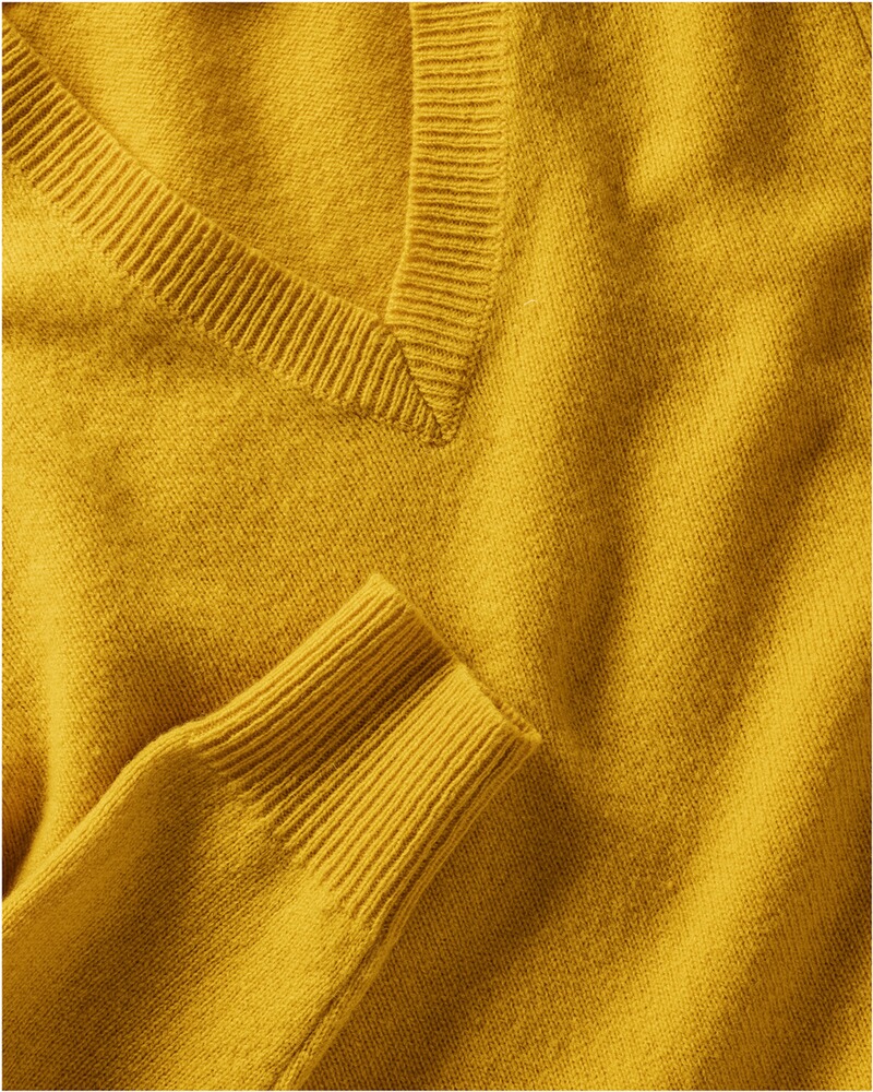 Pull col V en laine d'agneau, Highmoor