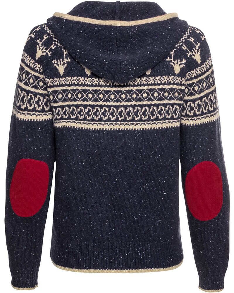 Jacquard-Zipp-Strickjacke, REITMAYER