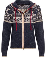 Jacquard-Zipp-Strickjacke, REITMAYER