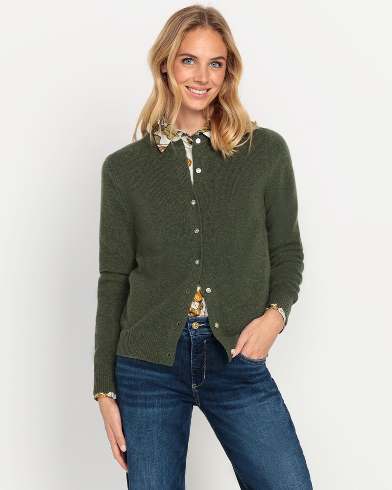 Lambswool Cardigan, HIGHMOOR