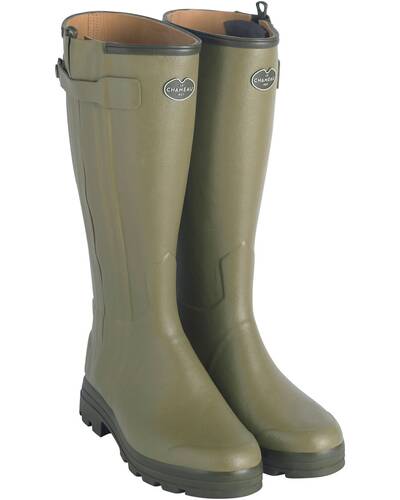 Damen Gummistiefel Chasseur Cuir, Le Chameau