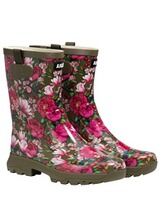 Damen Kurzgummistiefel Alya Print, Aigle