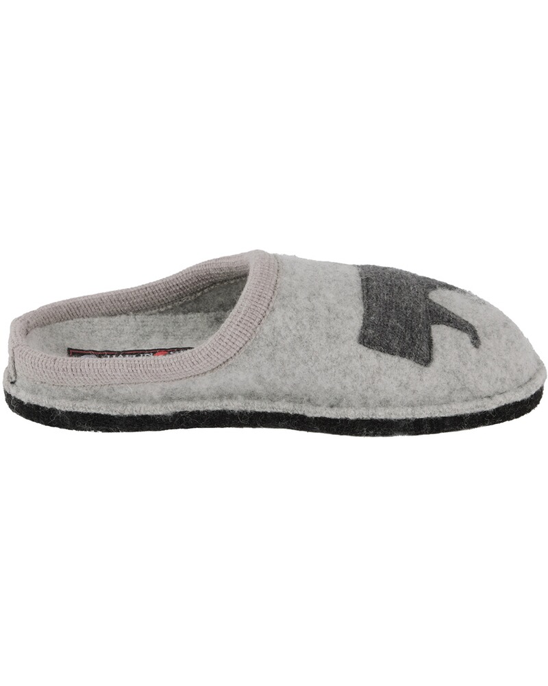 Walk-Pantoffel mit Applikation, Haflinger