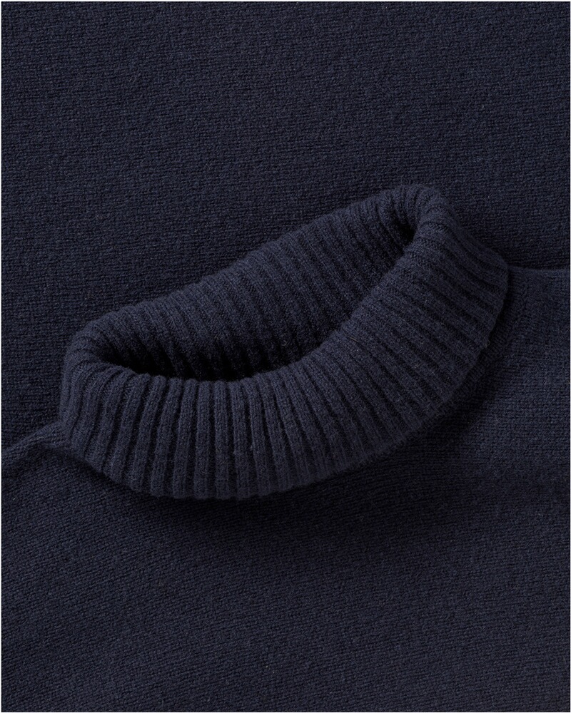 Strickponcho mit Rollkragen, HIGHMOOR