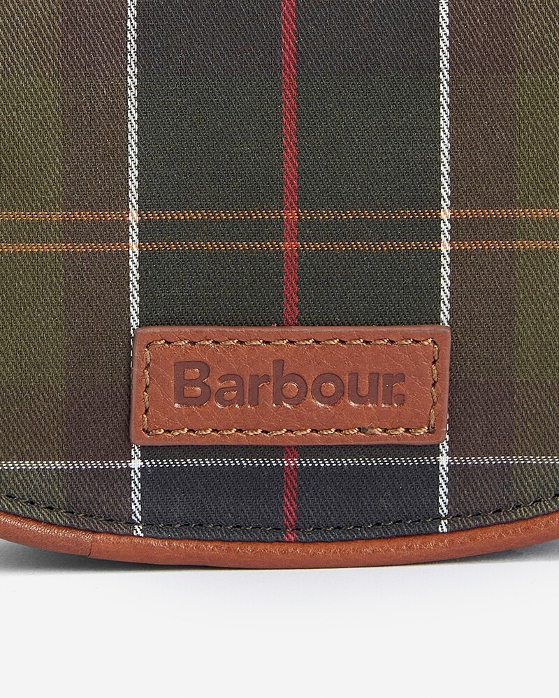 Leder Saddlebag Katrine Tartan, Barbour