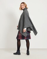 Strickponcho mit Rollkragen, HIGHMOOR