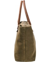 Leather shopper with deer embroidery, Reitmayer