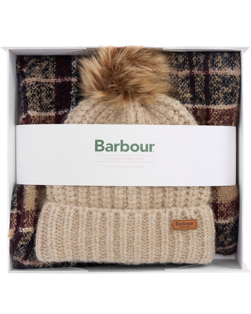Set Saltburn Beanie und Schal, Barbour
