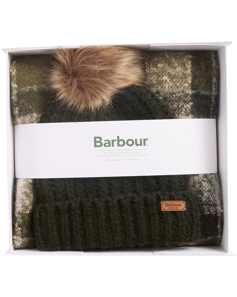Set Saltburn Beanie und Schal, Barbour