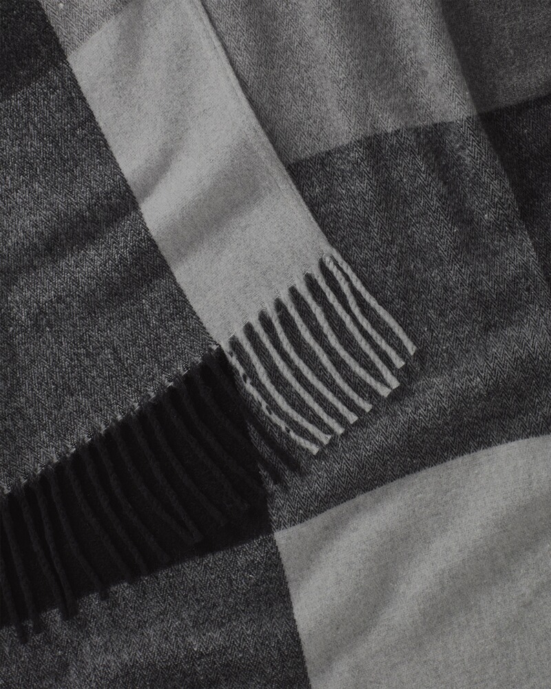 Karo-Cape mit Fransen, Highmoor