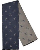 Luise Steiner Écharpe réversible Hirschmo. sapin, Luise Steiner