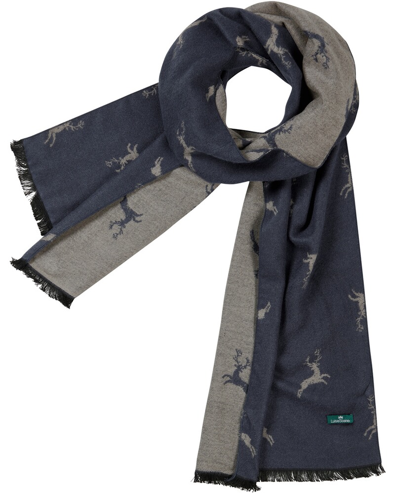 Luise Steiner Écharpe réversible Hirschmo. sapin, Luise Steiner