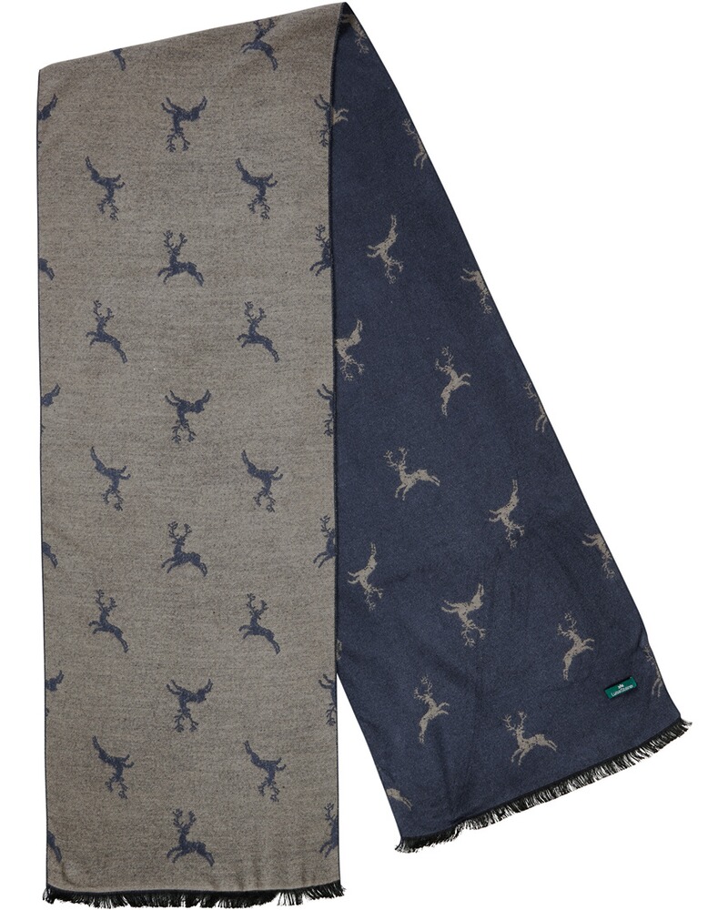 Luise Steiner Écharpe réversible Hirschmo. sapin, Luise Steiner