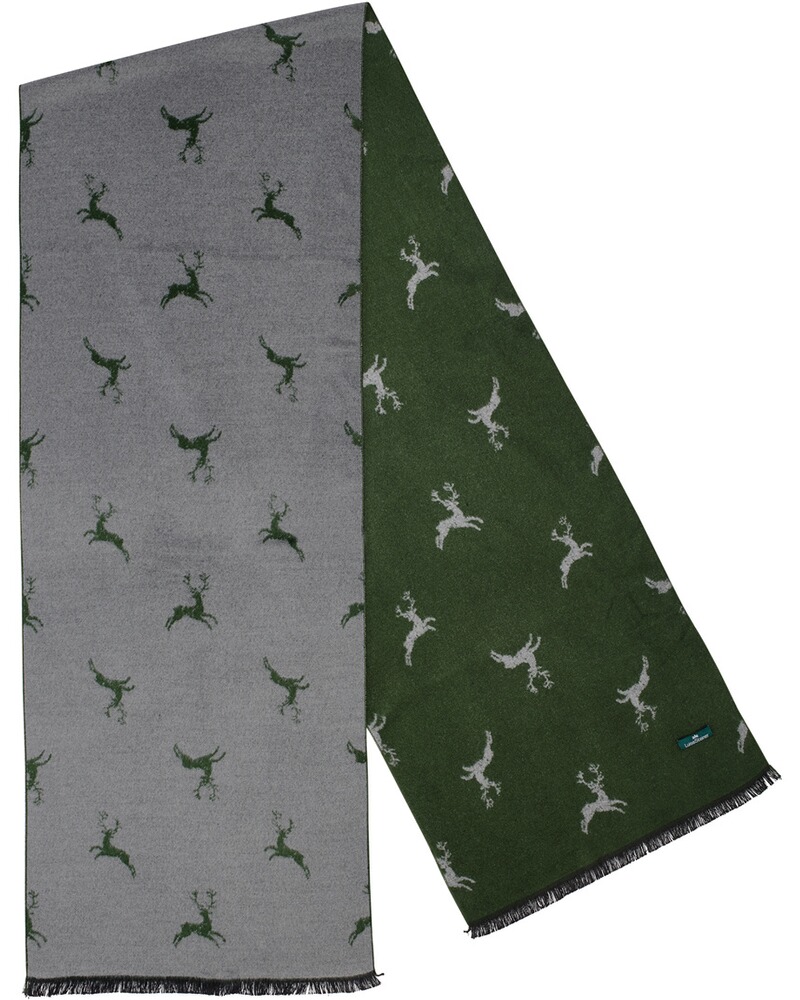 Luise Steiner Écharpe réversible Hirschmo. sapin, Luise Steiner