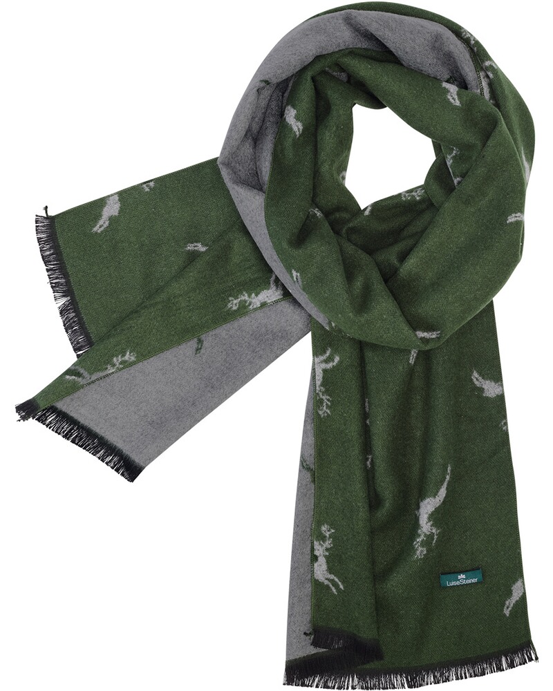 Luise Steiner Écharpe réversible Hirschmo. sapin, Luise Steiner