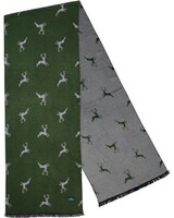 Luise Steiner Écharpe réversible Hirschmo. sapin, Luise Steiner