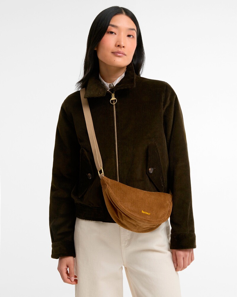 Cord-Umhängetasche Mini Mia, Barbour