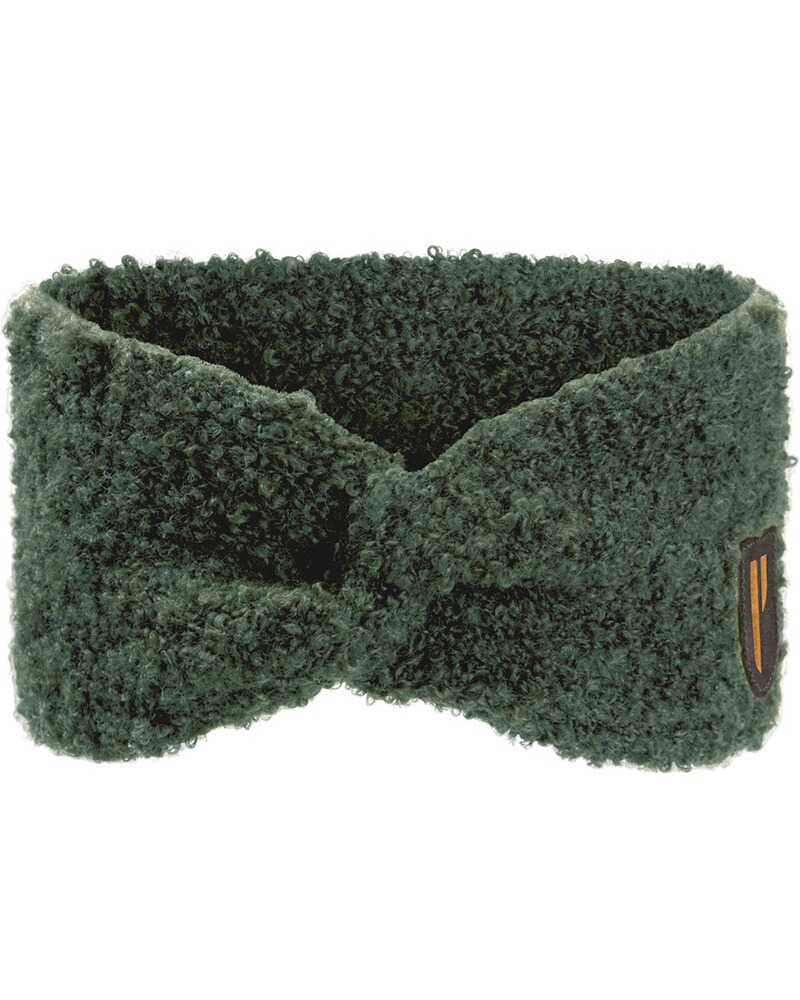 Da.Stirnband Buclé Twist oliv,Parforce