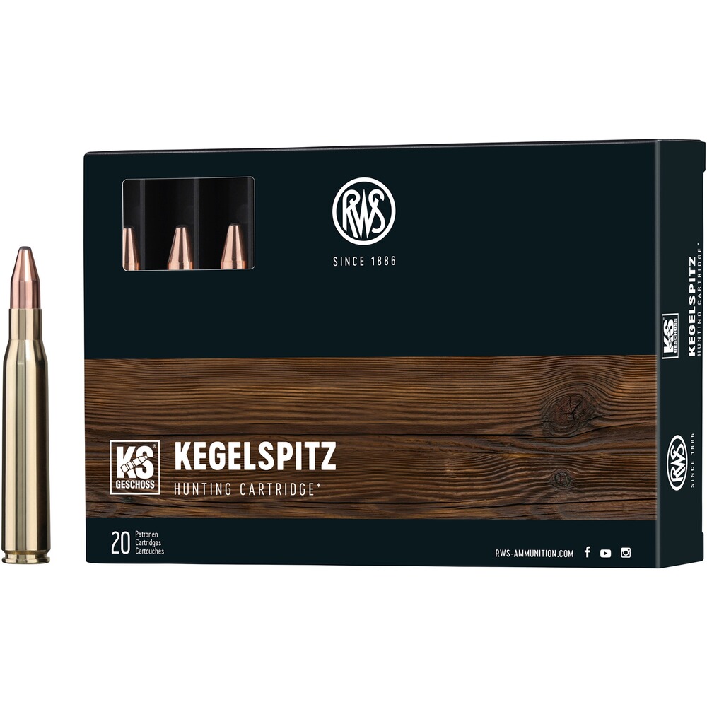 8x68 S Kegelspitz 11,7g/180grs., RWS