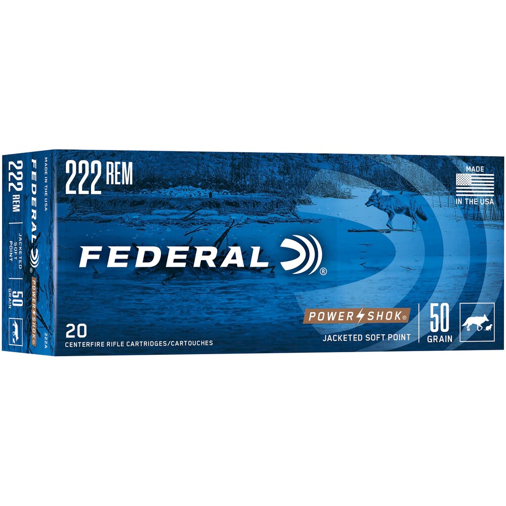 .222 Rem. Power Shok Tlm 3,2g/50grs.