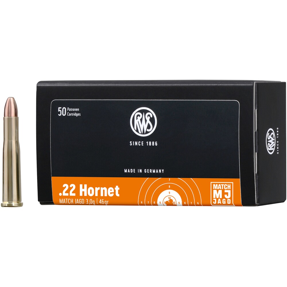 .22 Hornet Match-Jagd 3,0g/46grs., RWS