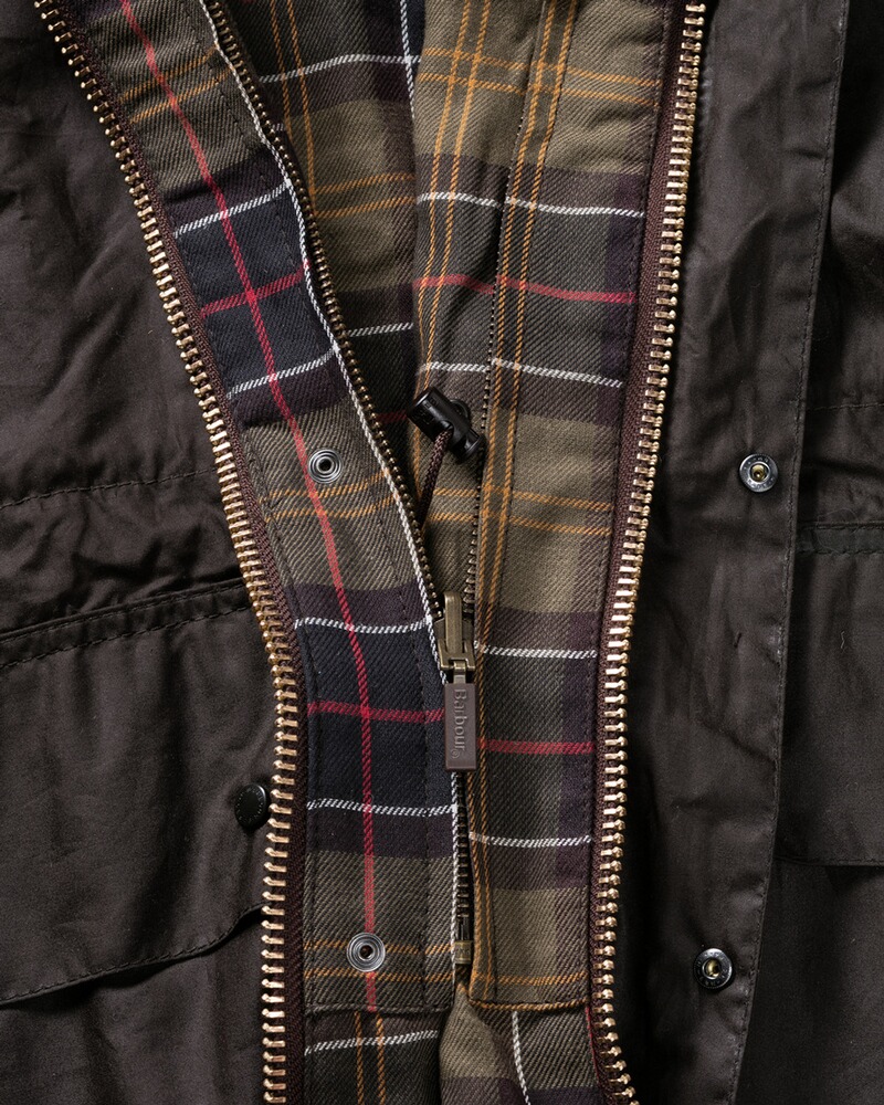 Wax jacket DURHAM-CL olive, BGR.36=D36H46, Barbour
