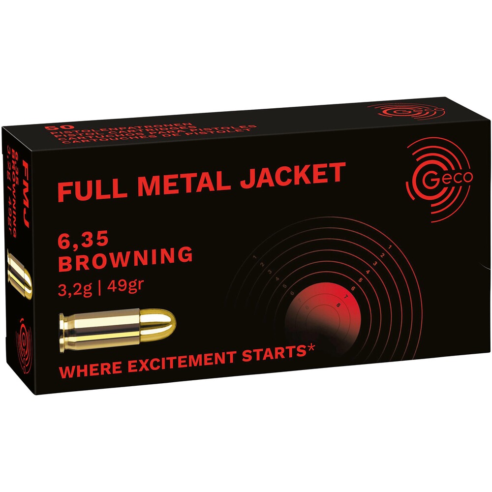 6,35 Browning Vollmantel 3,24g/50grs.