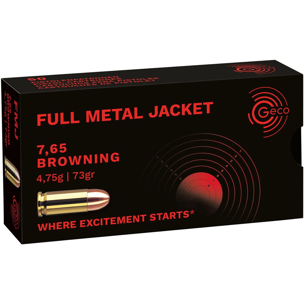 7,65 Browning Vollmantel 4,75g/73grs.