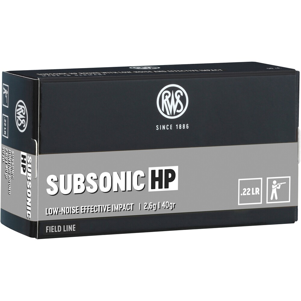 .22 lfb. Subsonic HP 2,6g/40grs., RWS