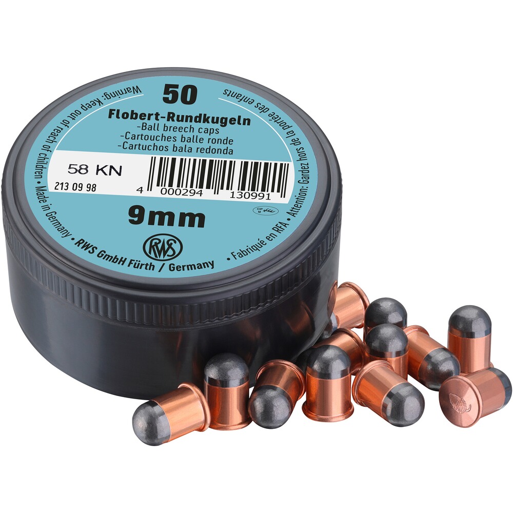9 mm Flobert Rundkugel