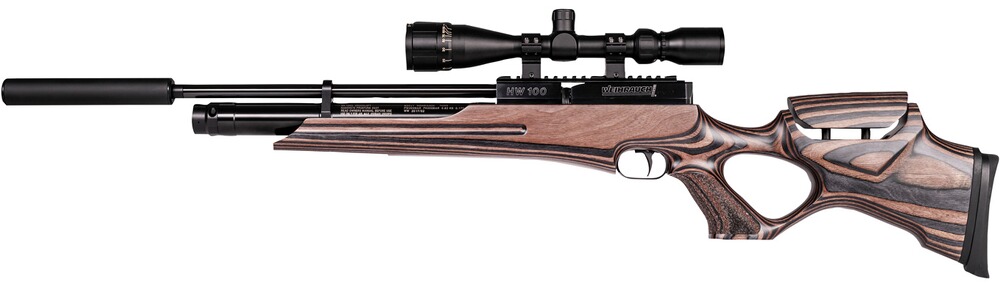 compressed air rifle HW 100 T laminated wood, Weihrauch Sport