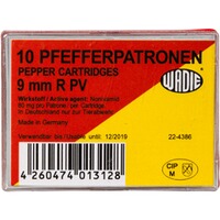 Pfefferpatronen PV 9mm R, Wadie