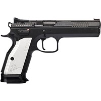 Pistole TS 2 Silver "Black Polycoat" – Sonderposten, CZ