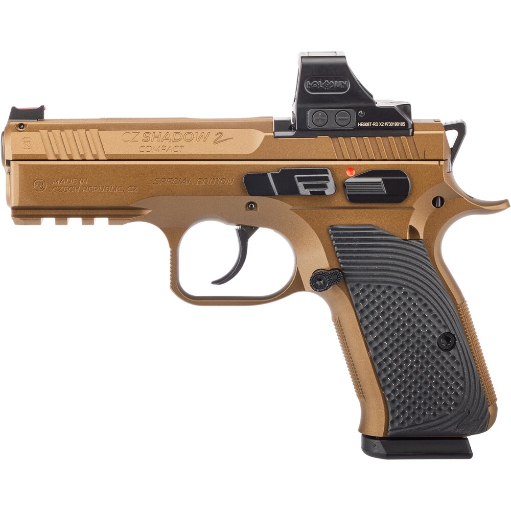 Pistole Shadow 2 Compact Deep Bronze OR mit Red-Dot