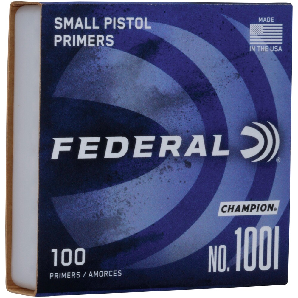 Numéro d’amorce 100 petits pistolets, Federal Ammunition