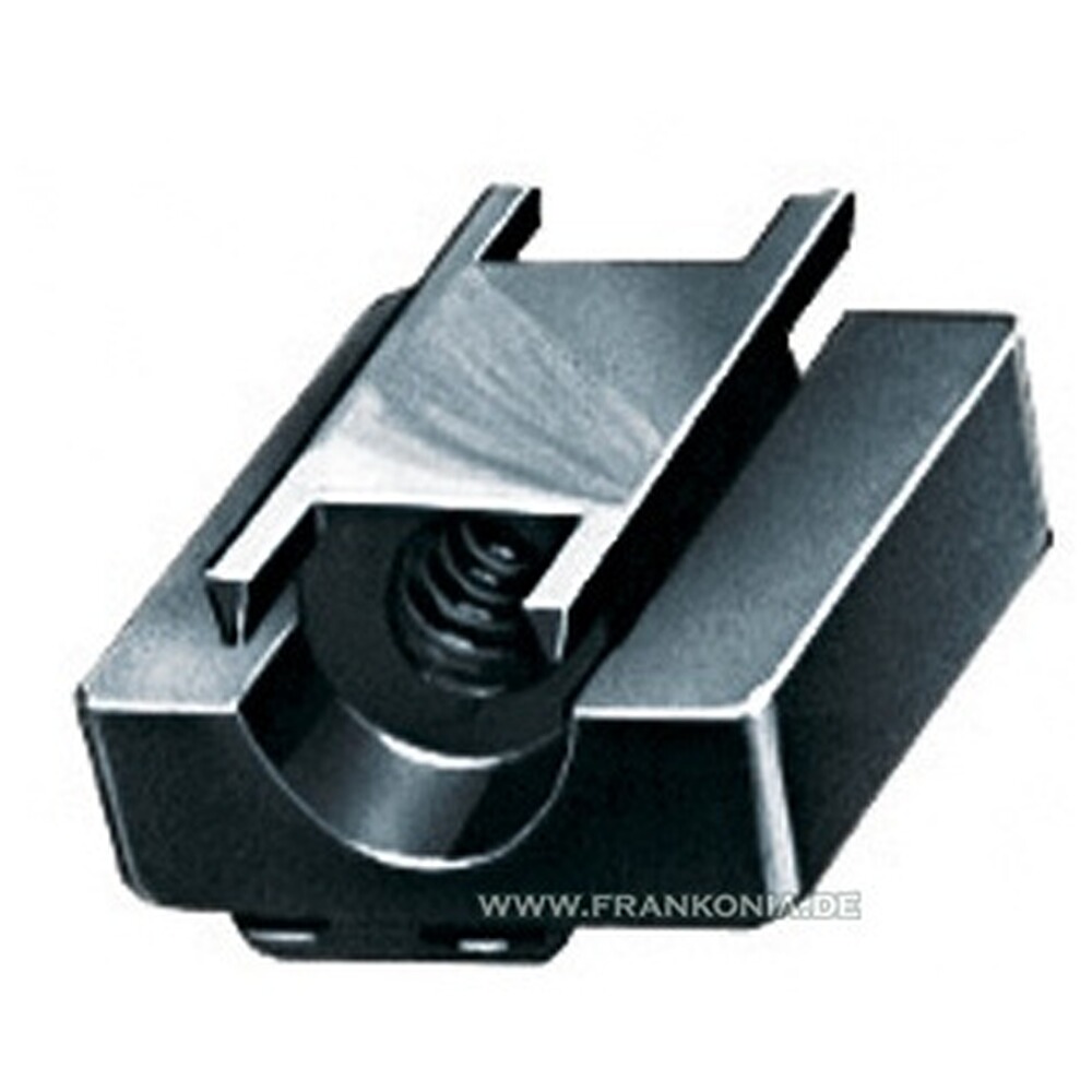 Two-part swivel mounting with convex rail, EAW