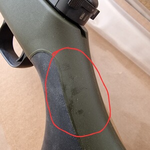Bewertungsbild zu der Überschrift Neue Waffe bestellt und gebraucht erhalten