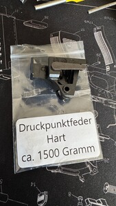 Bewertungsbild zu der Überschrift Federsatz - die Wahl fiel auf 1500g