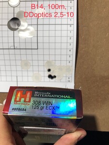 Bewertungsbild zu der Überschrift Schussbild aus Bergara B14 Extreme Hunter