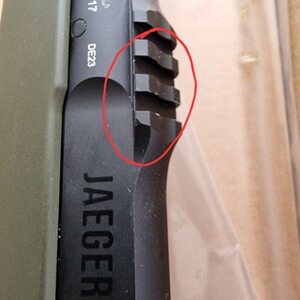 Bewertungsbild zu der Überschrift Neue Waffe bestellt und gebraucht erhalten