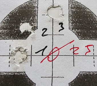 Bewertungsbild zu der Überschrift Gutes Übungsgeschoss