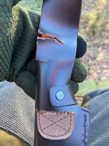 Bewertungsbild zu der Überschrift Messer gut, Scheide im Jagdeinsatz unbrauchbar