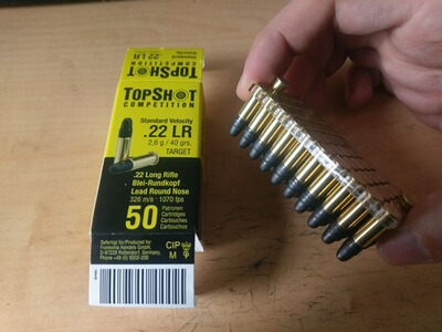 Bewertungsbild zu der Überschrift Gute Trainingsmunition