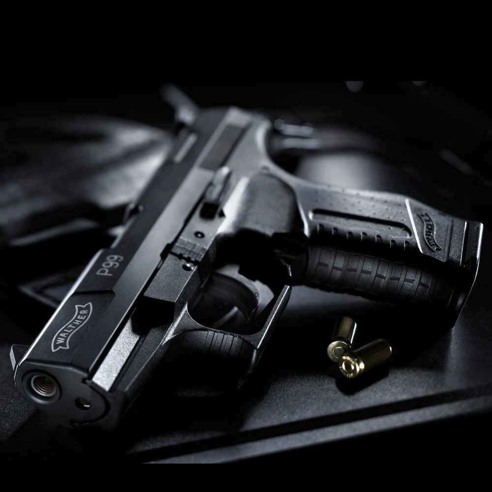 Walther P99 Schreckschuss Pistole 9 mm P.A.K. schwarz inkl. Pyro