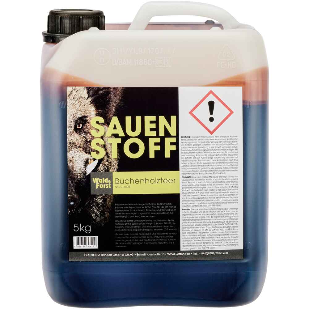 Wald & Forst Buchenholzteer Sauenstoff (5-kg-Kanister) 5 kg - Kirrung &  Fütterung - Jagdbedarf - Ausrüstung - Jagd Online Shop